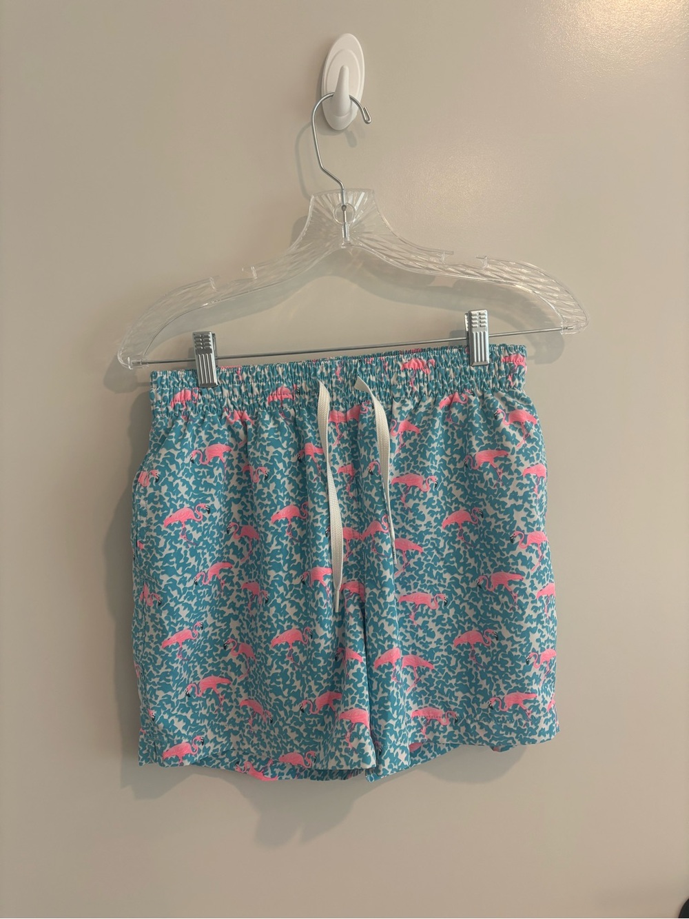 Chubbies swim shorts flamingo elastic pocket lining resort vacation beach small - Picture 7 of 7